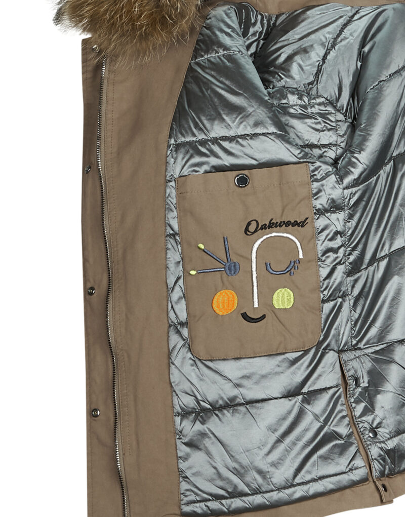 Parka Oakwood SYMA (Waschb&auml;rfell) Beige Parka Damen - 6