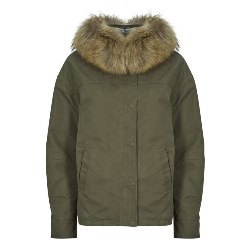 Parka Oakwood SYMA (raccon fur) Kaki Parka Donna - 1