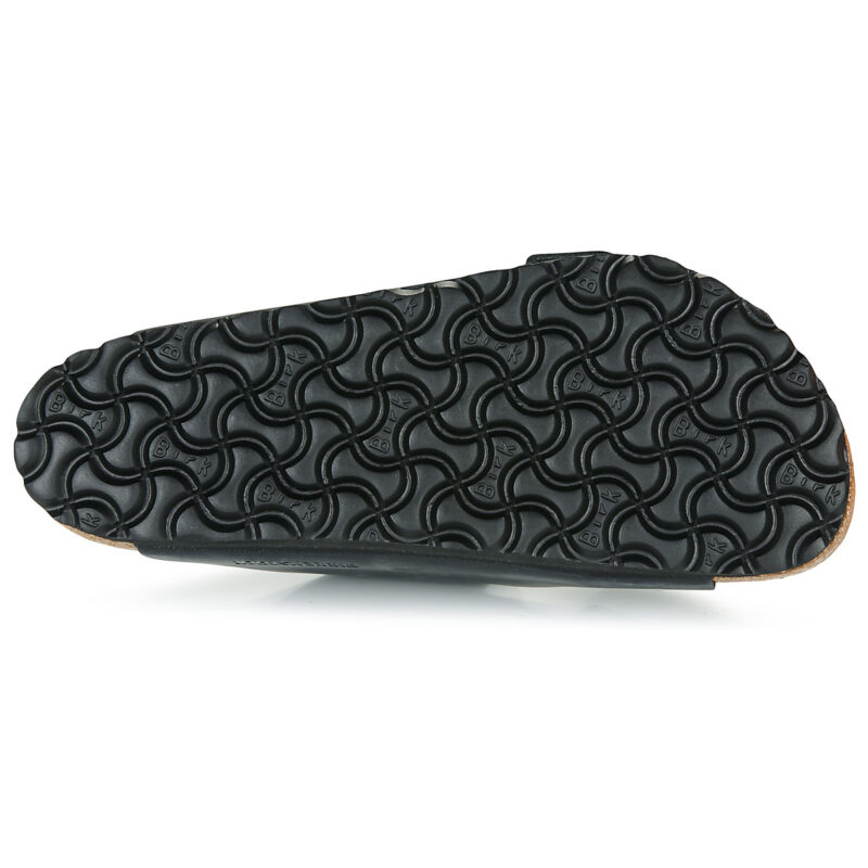 BIRKENSTOCK Arizona Oiled / Pelle / Black / Regular Black Women's Slipper - 7