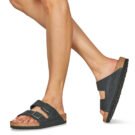 BIRKENSTOCK Arizona Oiled / Pelle / Black / Regular Nero Ciabatta Uomo - 8