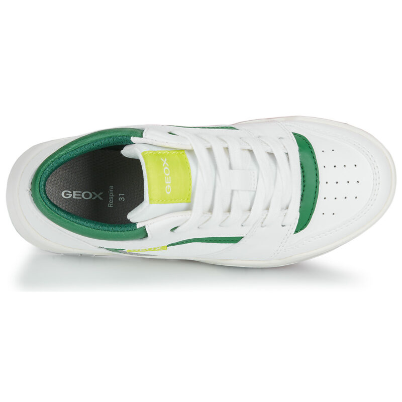 Geox J PERTH BOY Bianco Sneakers Bambino - 6