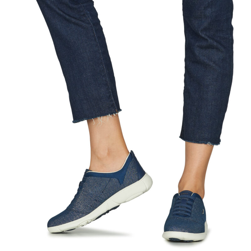 Geox D NEBULA 2.0 Mocassins bleus pour femme - 8