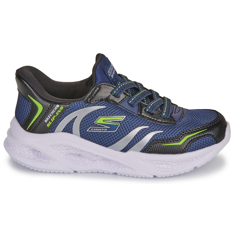 Skechers SLIP-INS: METEOR-LIGHTS - BRISK-BEAMS Blu Sneakers Bambino - 2