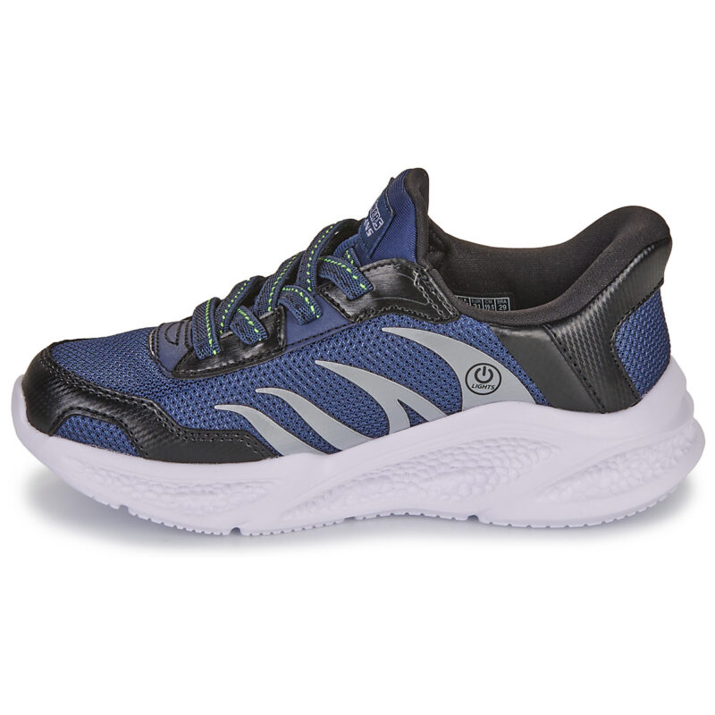 Skechers SLIP-INS: METEOR-LIGHTS - BRISK-BEAMS Blu Sneakers Bambino - 4