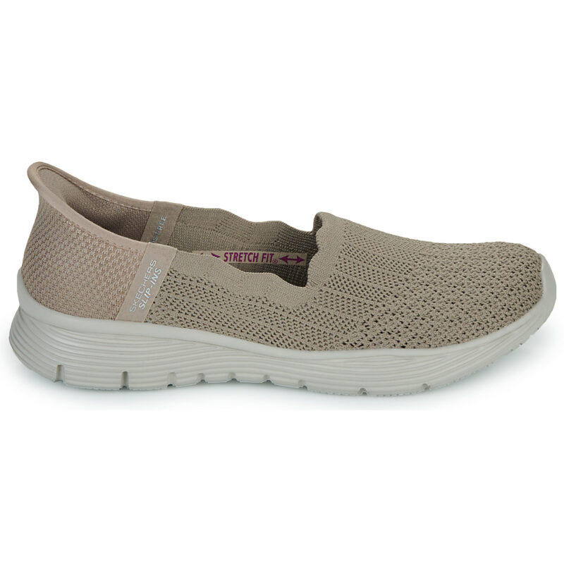 Skechers SLIP-INS : SEAGER - BELIEVE IT Ballerines beiges pour femmes - 2