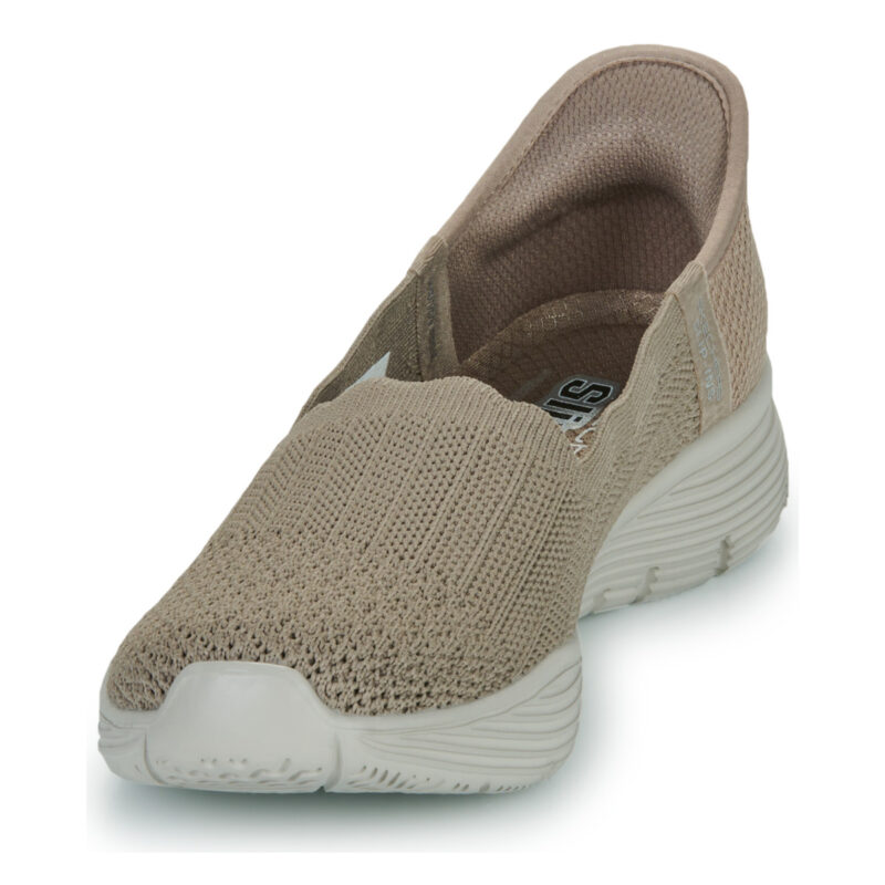 Skechers SLIP-INS : SEAGER - BELIEVE IT Ballerines beiges pour femmes - 3