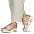 Skechers UNO - METALLIXS Oro Sneakers basse Donna - 8
