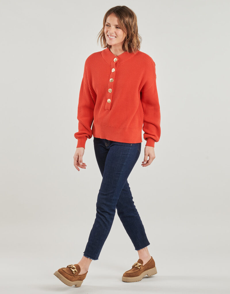 Vila VICHING Roter Pullover Damenpullover - 3