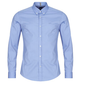 Camicia a maniche lunghe  BOSS  ROAN BD  Blu -  Camicie a maniche lunghe Uomo