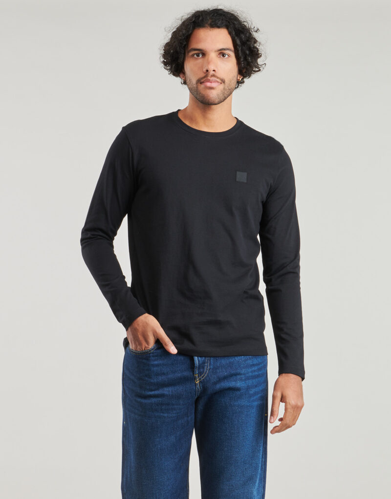T-shirts a maniche lunghe BOSS Tacks Nero T-shirts a maniche lunghe Uomo - 2