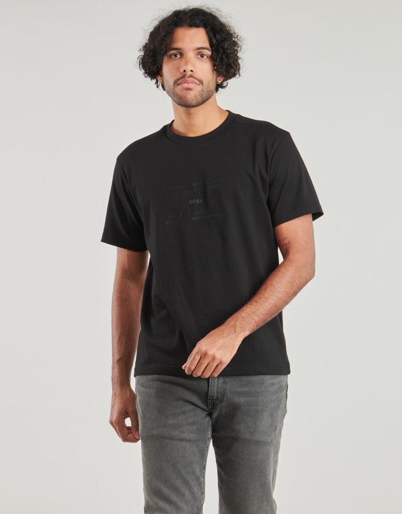 T-shirt BOSS Tee Tape HJ Nero T-shirt maniche corte Uomo - 2