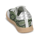 Meline Baskets basses argent&eacute;es pour femmes 526R-E560 - Pointure 5