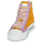 Meline 202OR-HE-E844 Yellow Women's High-Top Sneakers - 3