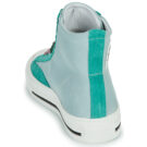 Meline 202OR-HE-E845 Green Women's high sneakers - 5