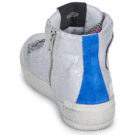 Meline Baskets montantes argent&eacute;es pour femmes 321NKC-E850 - Pointure 5