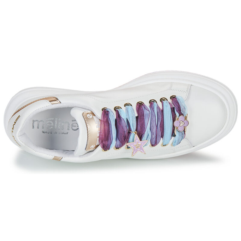 Meline 662OR-BI-E652 Bianco Sneakers basse Donna - 6