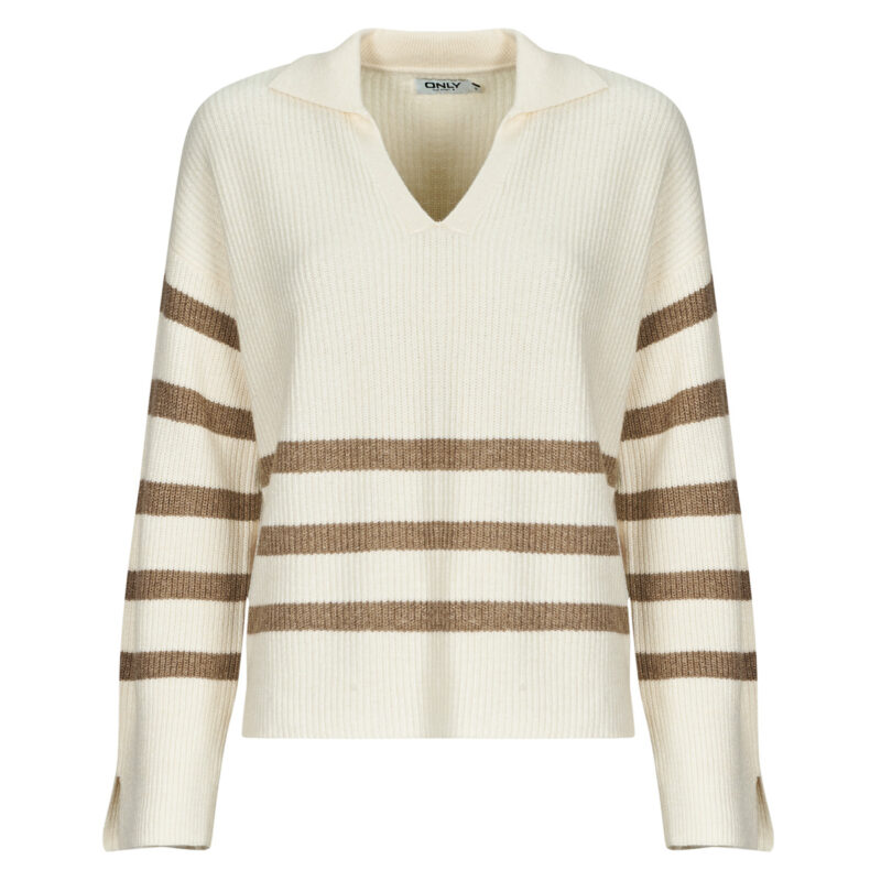 Pull  Only Pulls blancs pour femmes ONLMONNA - 1