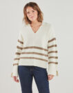 Pull  Only Pulls blancs pour femmes ONLMONNA - 2