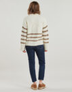 Pull  Only Pulls blancs pour femmes ONLMONNA - 4