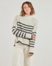 Pullover Only ONLFRIDI Beige Damenpullover - 2