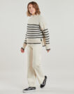 Pullover Only ONLFRIDI Beige Damenpullover - 3