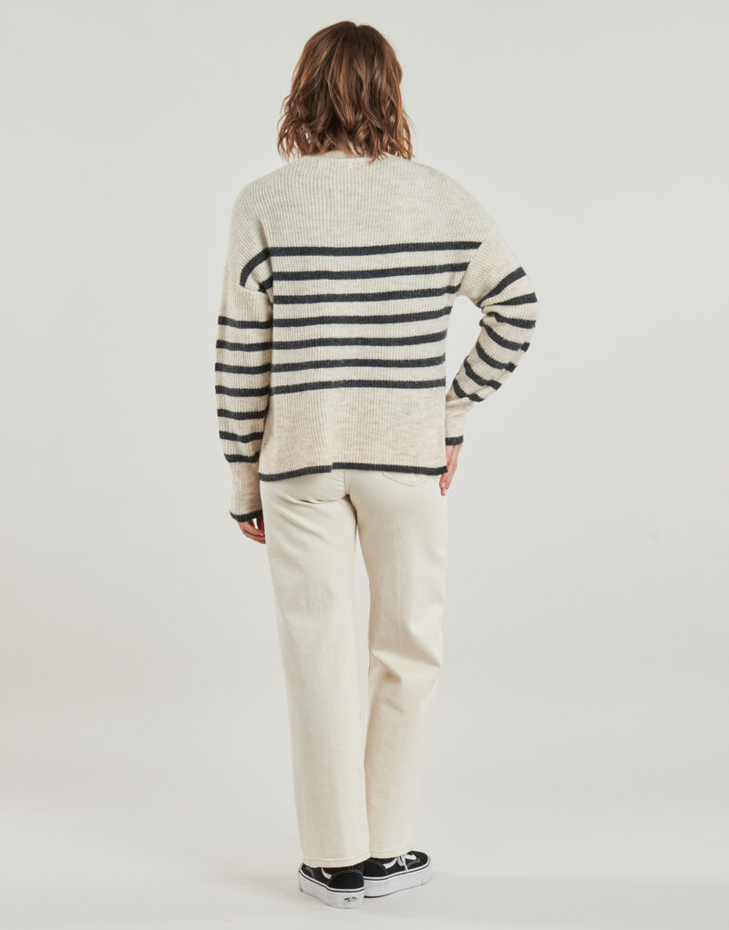 Pullover Only ONLFRIDI Beige Damenpullover - 4