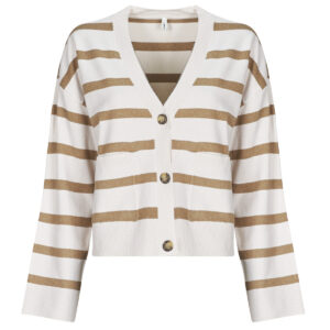 Gilet / Cardigan  Only  ONLAMA  Bianco -  Gilet / Cardigan Donna
