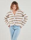 Gilet / Cardigan Only Gilet/cardigan blanc pour femme ONLAMA - 2