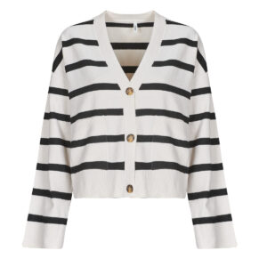 Gilet / Cardigan  Only  ONLAMA  Bianco -  Gilet / Cardigan Donna