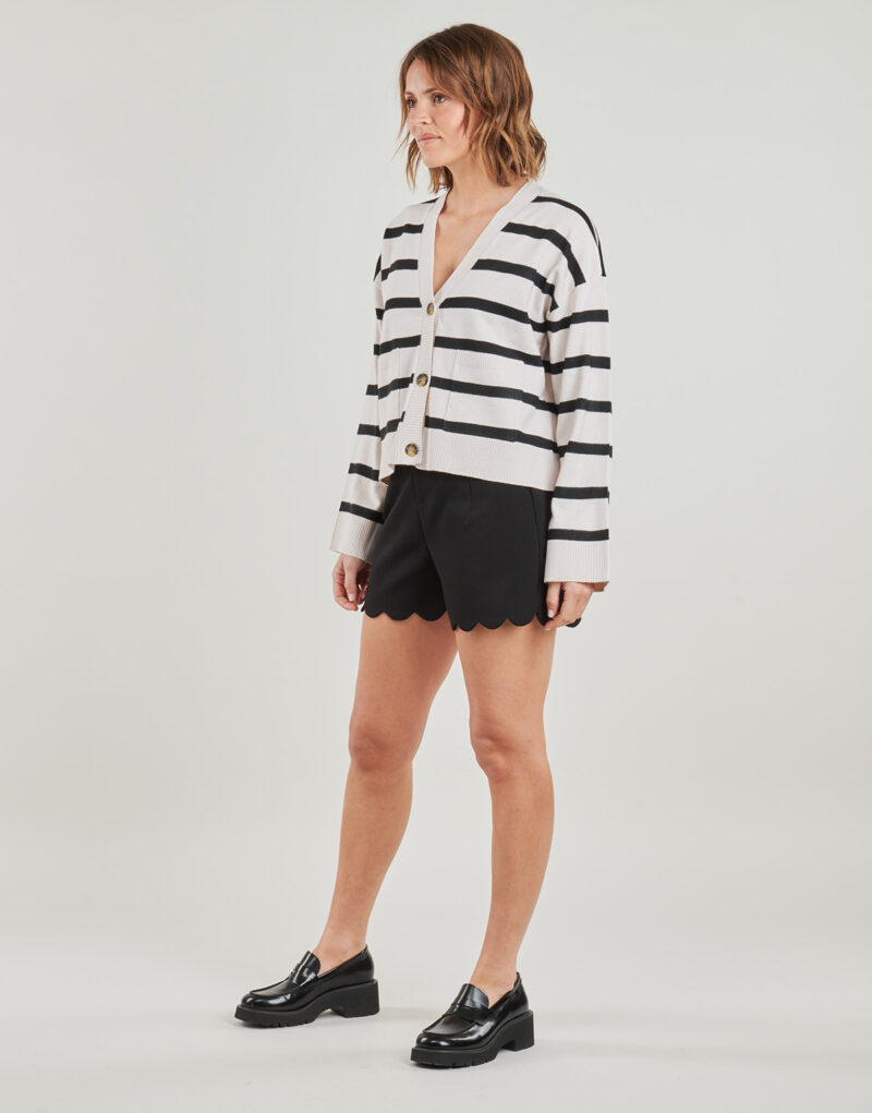 Gilet / Cardigan Only Gilet/cardigan blanc pour femme ONLAMA - 3