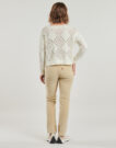 Pull  Only Pulls beiges pour femmes ONLPATRICIA - 4