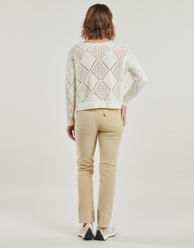 Pull  Only Pulls beiges pour femmes ONLPATRICIA - 4