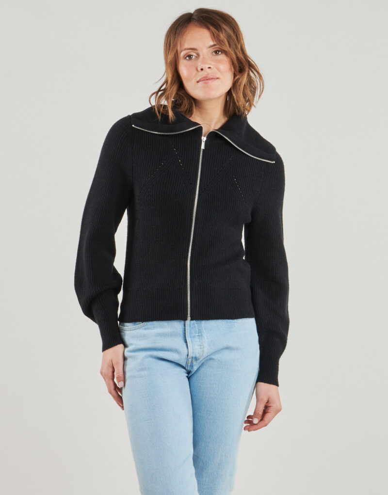 Gilet / Cardigan Only Gilet/cardigan noir pour femme ONLFIA - 2