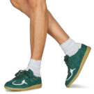 Baskets basses vertes ALOHAS Tb.490 pour femmes - Pointure 8