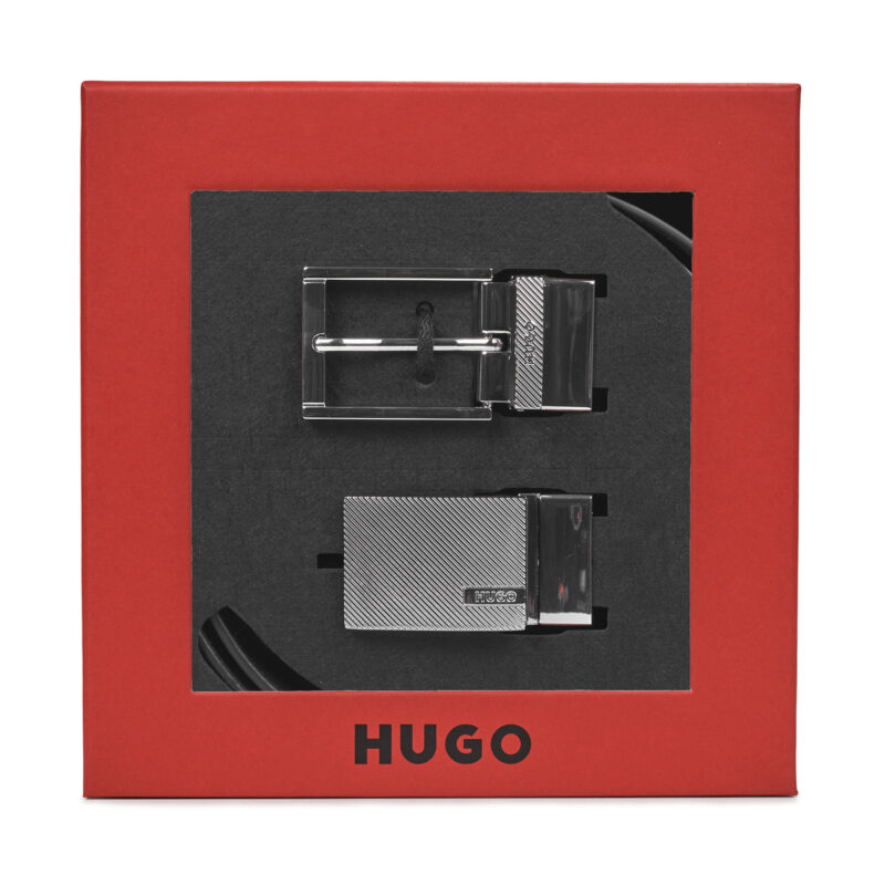 Cintura HUGO Garrick Gb35 psd Nero Cinture Uomo - 4