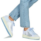 Baskets basses Semerdjian DUCK argent&eacute;es pour femmes - Pointure 8