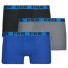 Boxer Athena BASIC COLOR Pack de 3 Negro Boxer Hombre