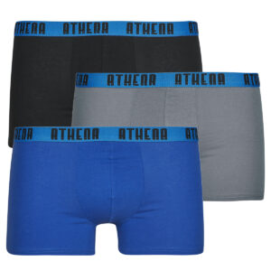 Boxer  Athena  BASIC COLOR Pack de 3  Nero -  Boxer Uomo