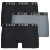 Boxer Athena BASIC COLOR Pack de 3 Negro Boxer Hombre