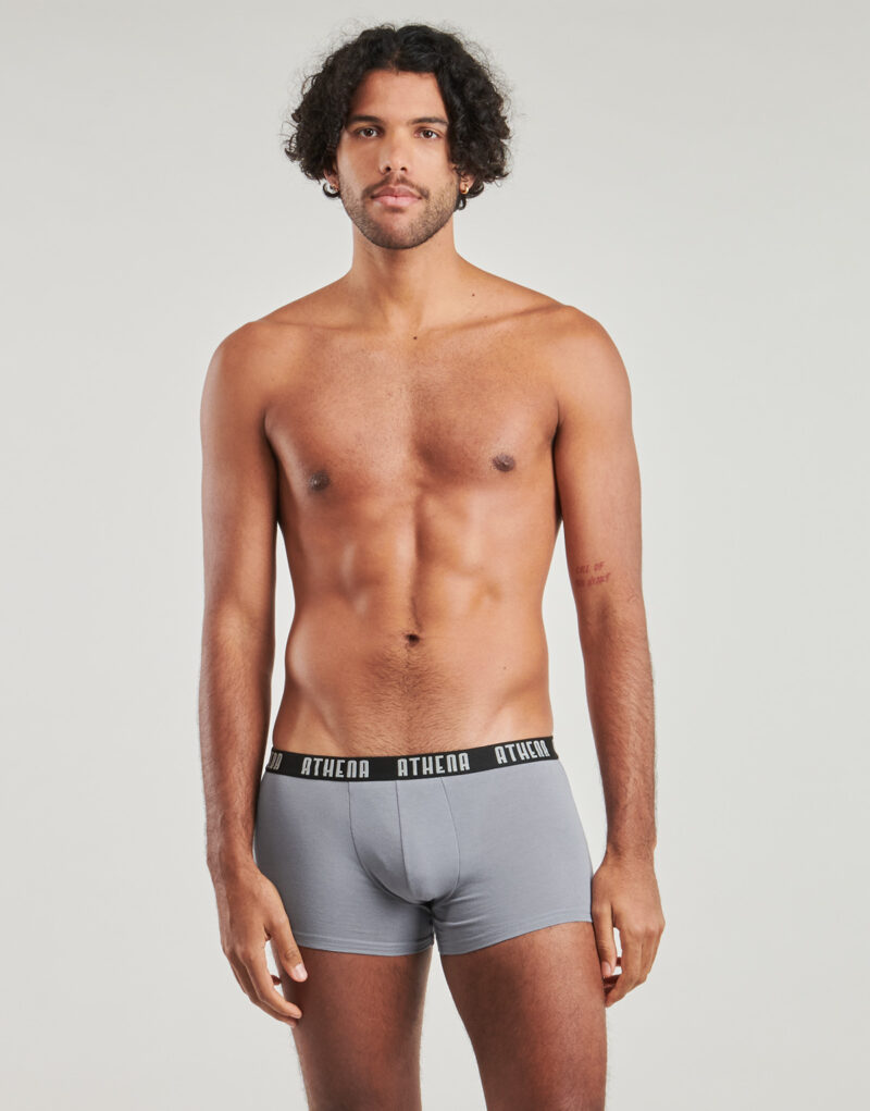 Boxer Athena COLOR B&Aacute;SICO Pack de 3 Boxers Negros para Hombre - 2