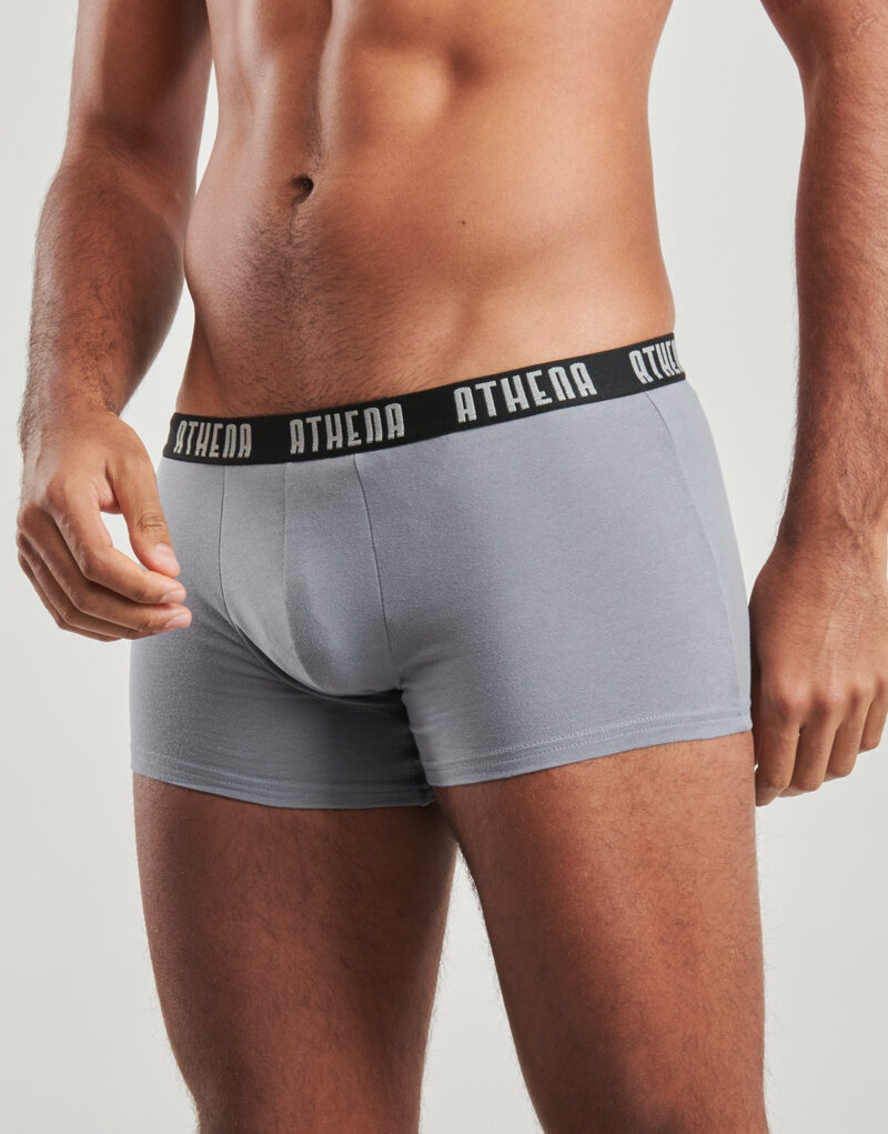Boxer Athena COLOR B&Aacute;SICO Pack de 3 Boxers Negros para Hombre - 3