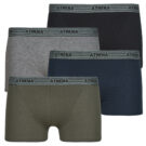 Athena Basic Cotton Boxershorts, 4er-Pack, Marine-Stil, Herren - 1