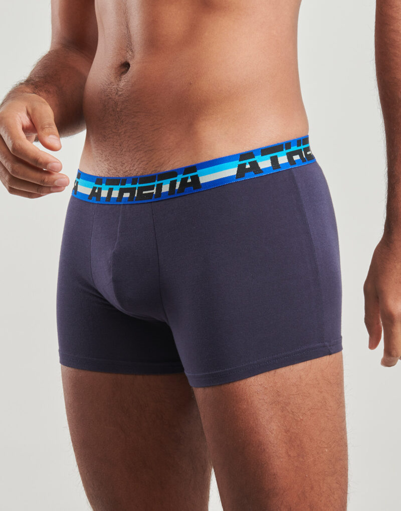 Boxer Athena 720 STRETCH COTON Pack de 3 Nero Boxer Uomo - 3