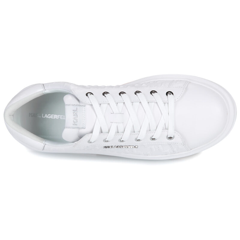 Karl Lagerfeld KAPRI MENS Monogram Emboss Lo Bianco Sneakers Uomo - 6