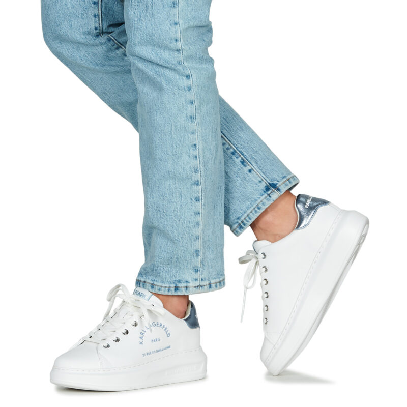 Karl Lagerfeld KAPRI Metal Maison Glitter Bianco Sneakers basse Donna - 8