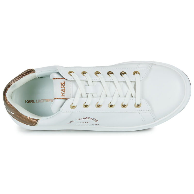 Karl Lagerfeld KAPRI LUG Maison Metalmesh Tab Bianco Sneakers basse Donna - 6
