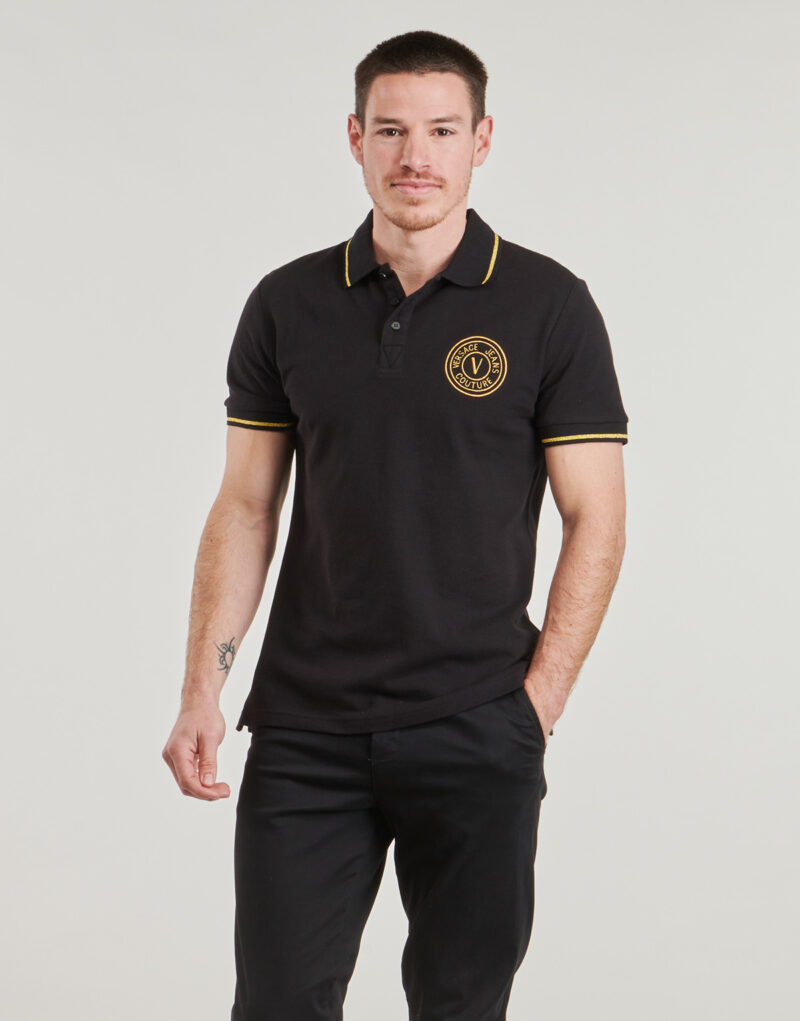 Polo Versace Jeans Couture 78GAGT00 Nero Polo Uomo - 2