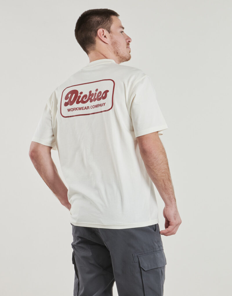 T-shirt Dickies LEWISTOWN SS TEE Bianco T-shirt maniche corte Uomo - 2