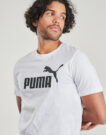 T-shirt Puma ESS NO1 LOGO TEE Bianco T-shirt maniche corte Uomo - 5
