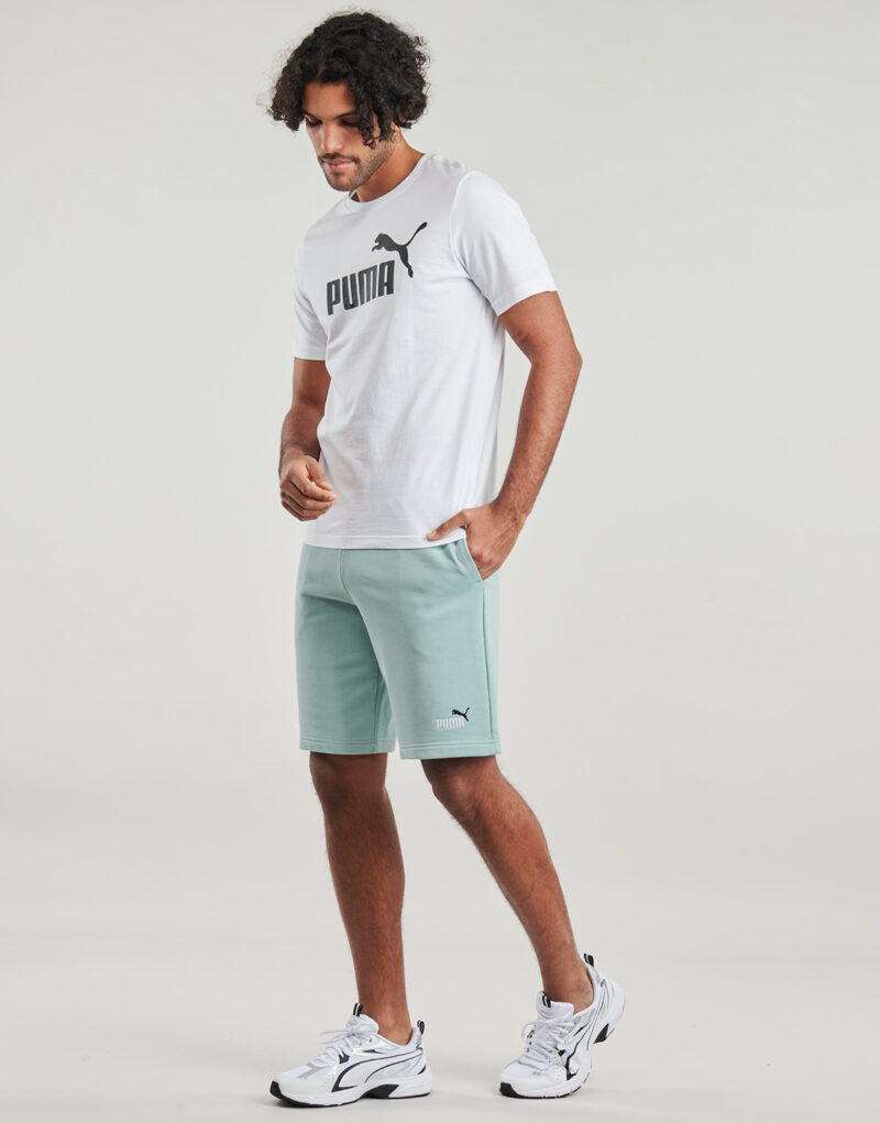 Pantaloni corti Puma ESS 2 COLOR LOGO SHORT Verde Pantaloni corti Uomo - 3